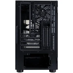 Корпус 1stPlayer D3-A-BK-1F7-14-1F7 Black без БП UA