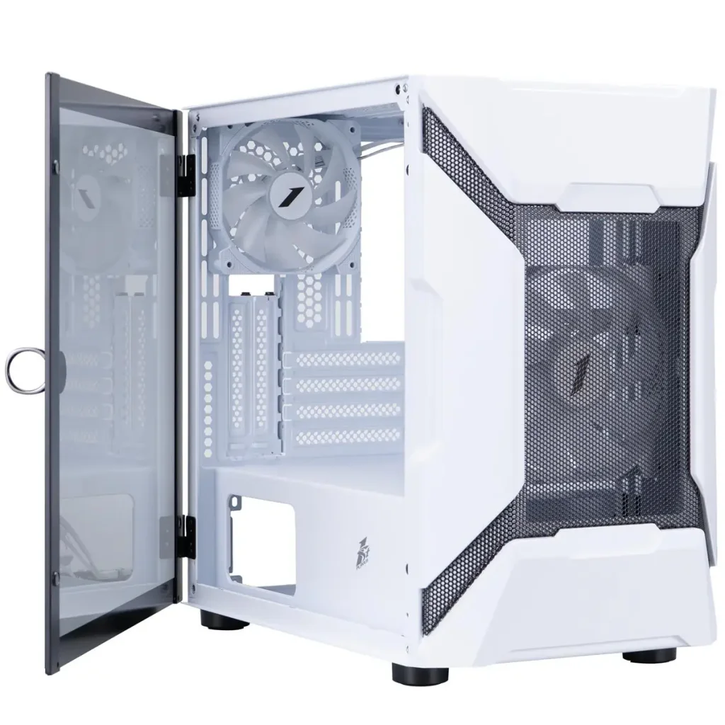 Корпус 1stPlayer D3-A-WH-1F7-14-W-1F7-W White без БП UA