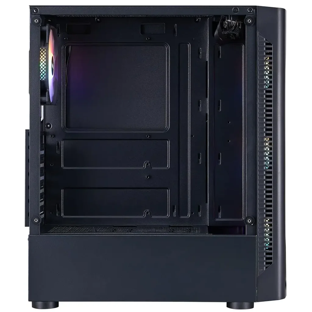 Корпус 1stPlayer D4-BK-4F1 Black без БЖ UA