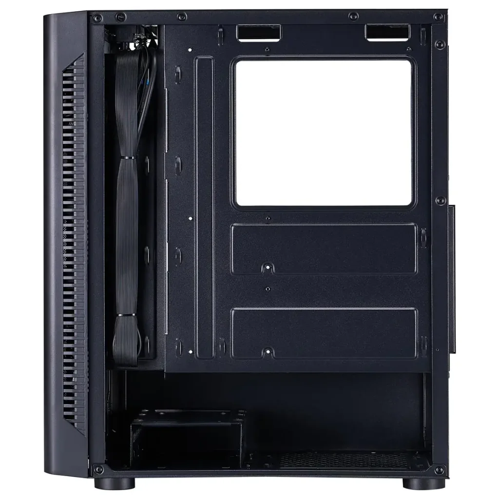 Корпус 1stPlayer D4-BK-4F1 Black без БЖ UA