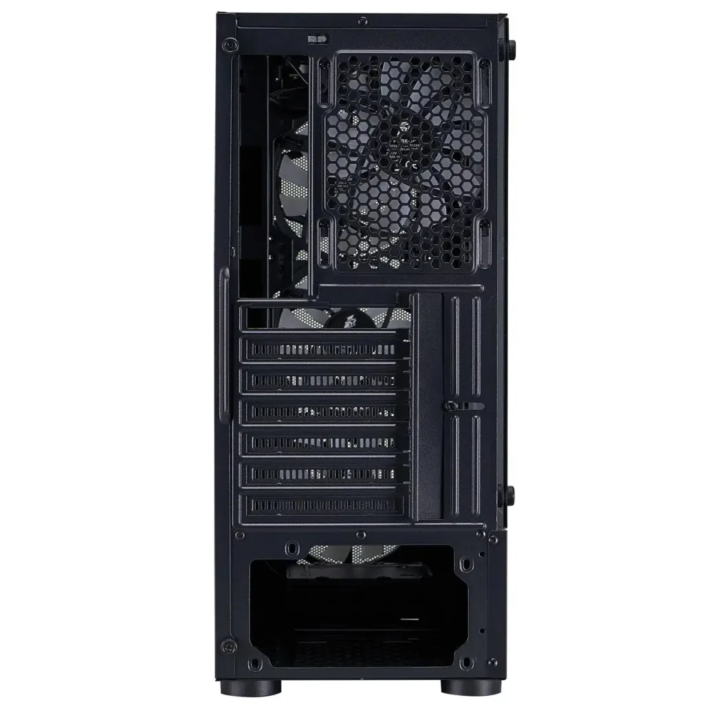 Корпус 1stPlayer D4-BK-4F1 Black без БЖ UA