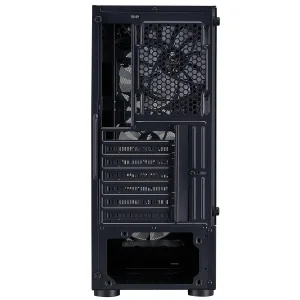 Корпус 1stPlayer D4-BK-4F1 Black без БЖ UA