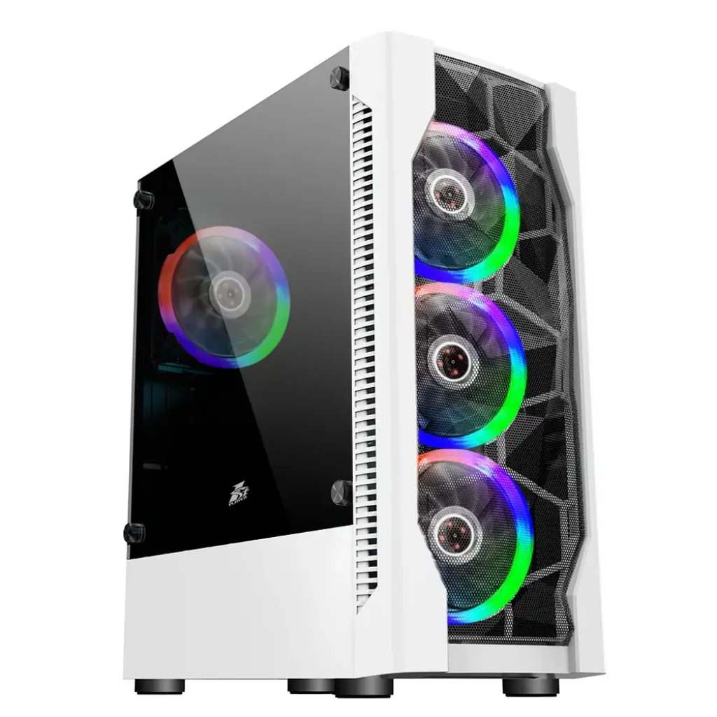 Корпус 1stPlayer D4-WH-4F1-W White без БП UA