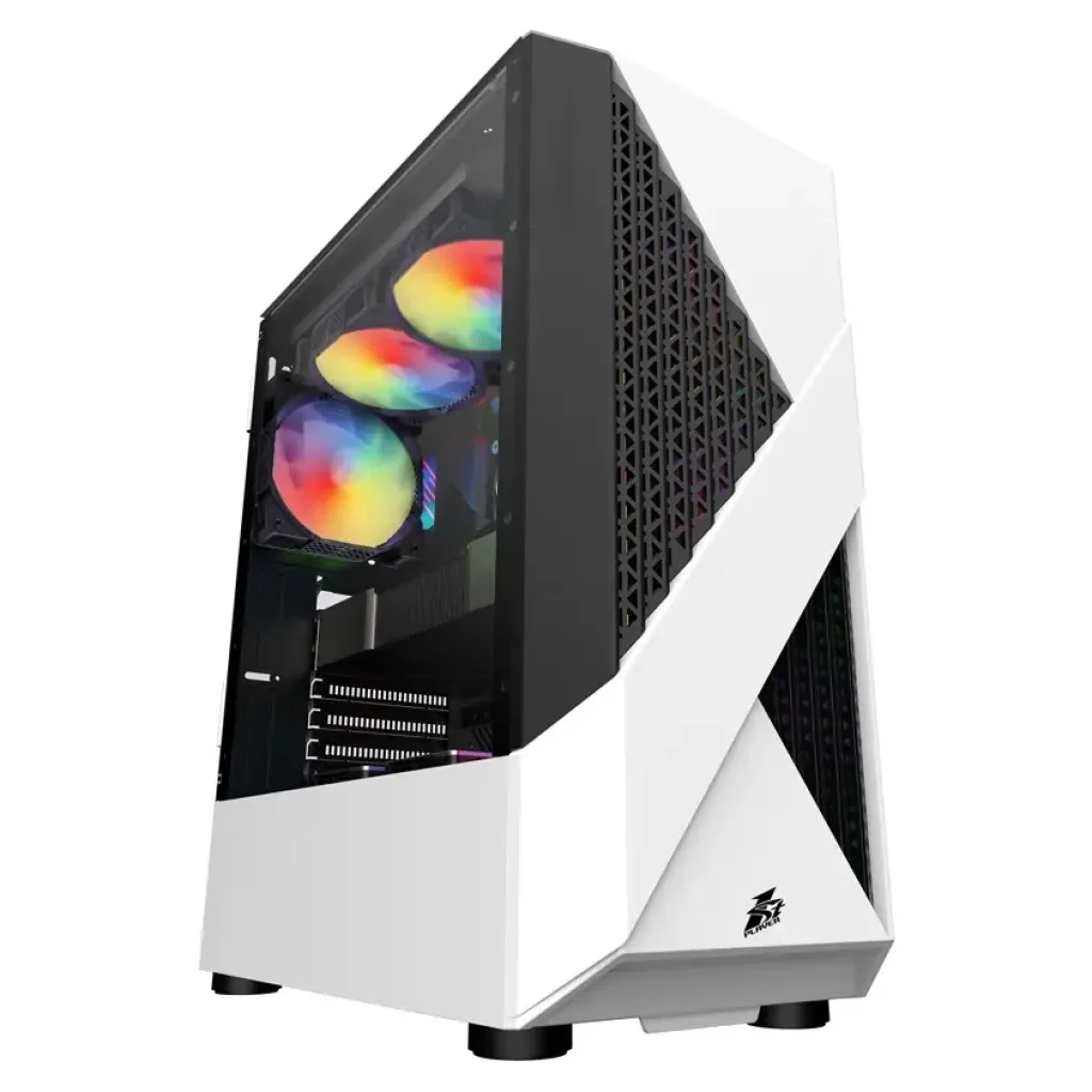 Корпус 1stPlayer F3-A-WH-4F1 White без БЖ UA