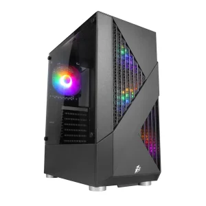 Корпус 1stPlayer F3-A-BK-4F1 Black без БЖ UA