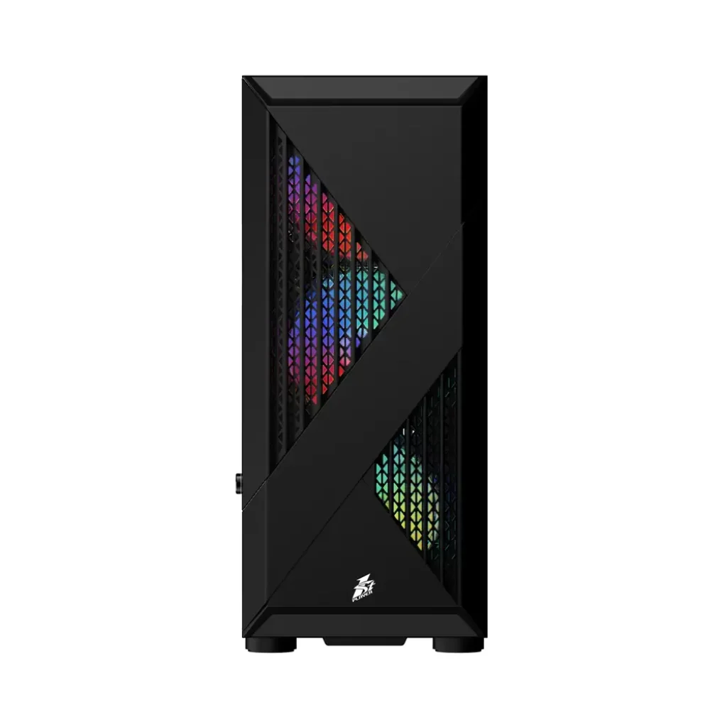 Корпус 1stPlayer F3-A-BK-4F1 Black без БЖ UA