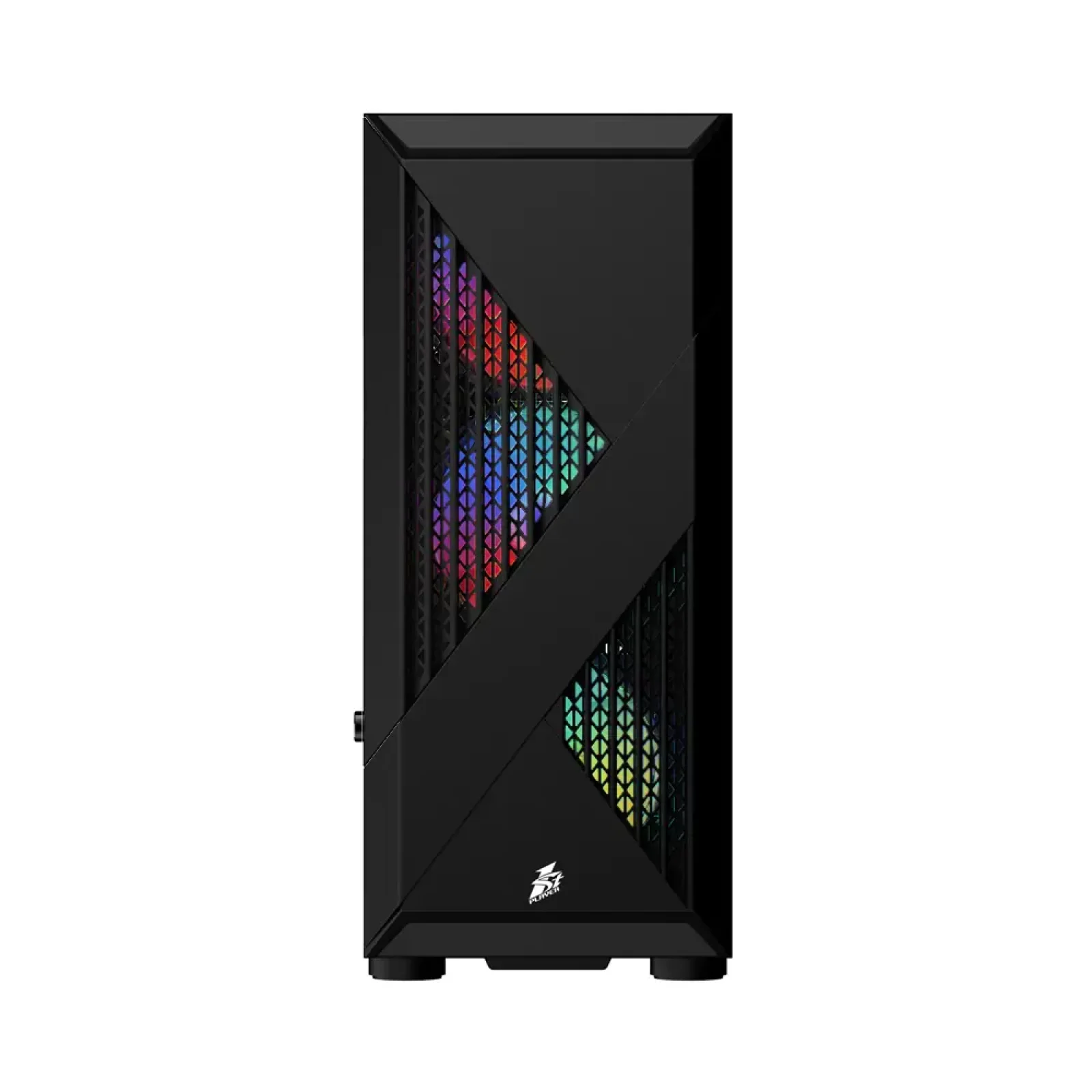 Корпус 1stPlayer F3-A-BK-4F1 Black без БЖ UA