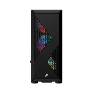 Корпус 1stPlayer F3-A-BK-4F1 Black без БЖ UA