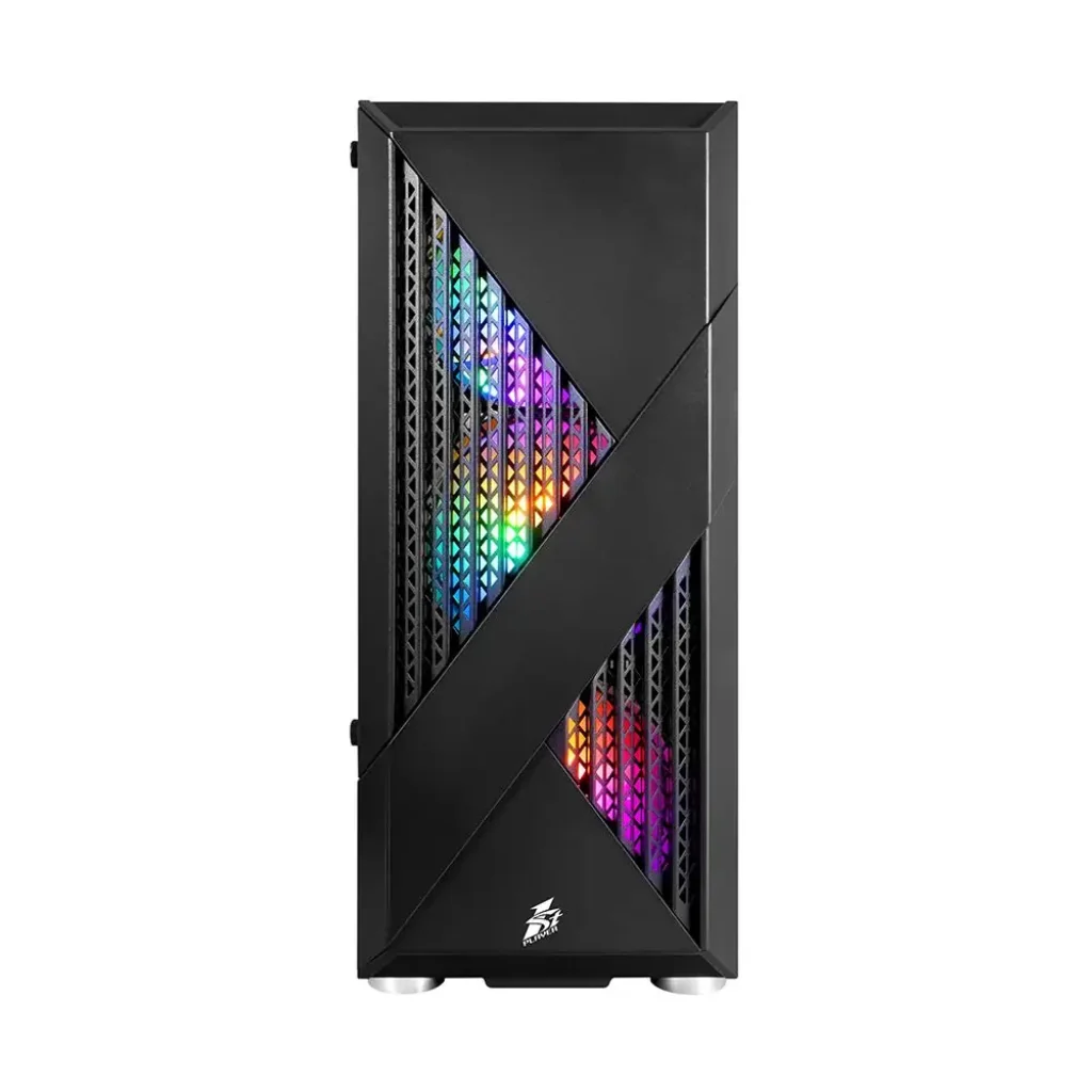 Корпус 1stPlayer F3-A-BK-4F1 Black без БЖ UA