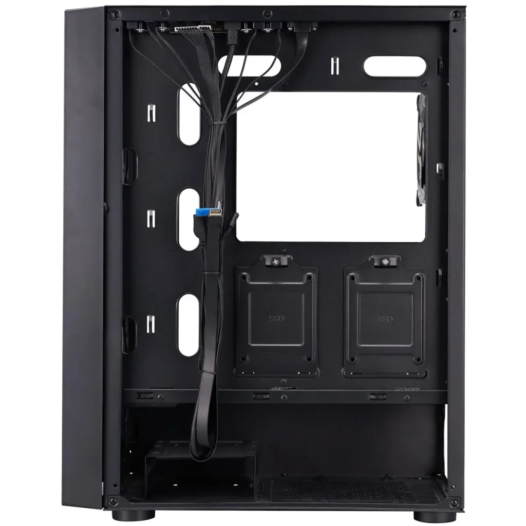 Корпус 1stPlayer Go6-BK-4FS7 Black без БЖ UA