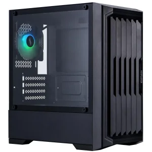 Корпус 1stPlayer H2-BK-4F7 Black без БЖ UA