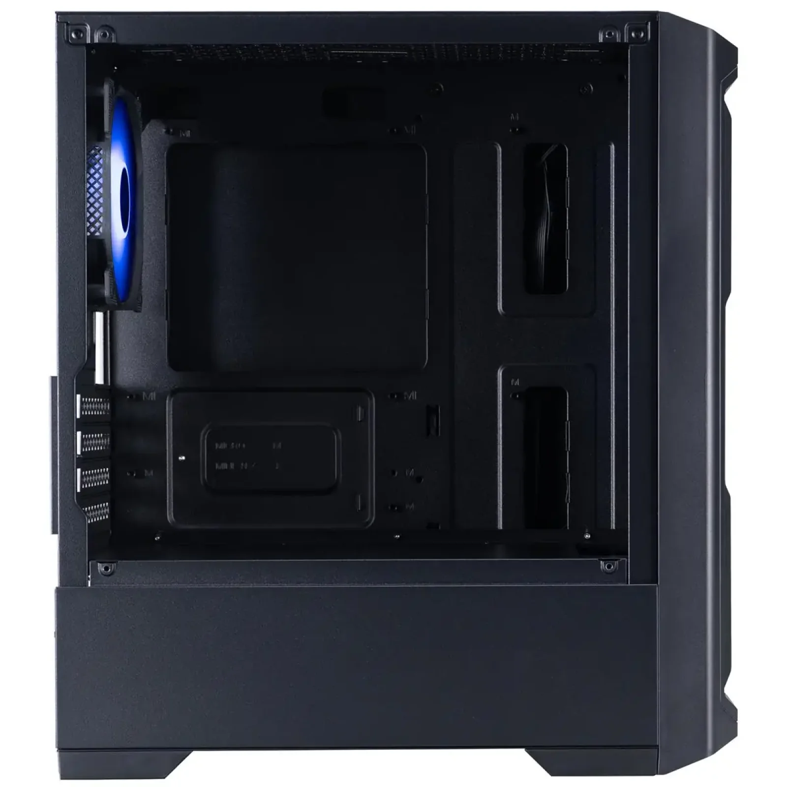 Корпус 1stPlayer H2-BK-4F7 Black без БЖ UA