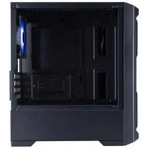 Корпус 1stPlayer H2-BK-4F7 Black без БП UA