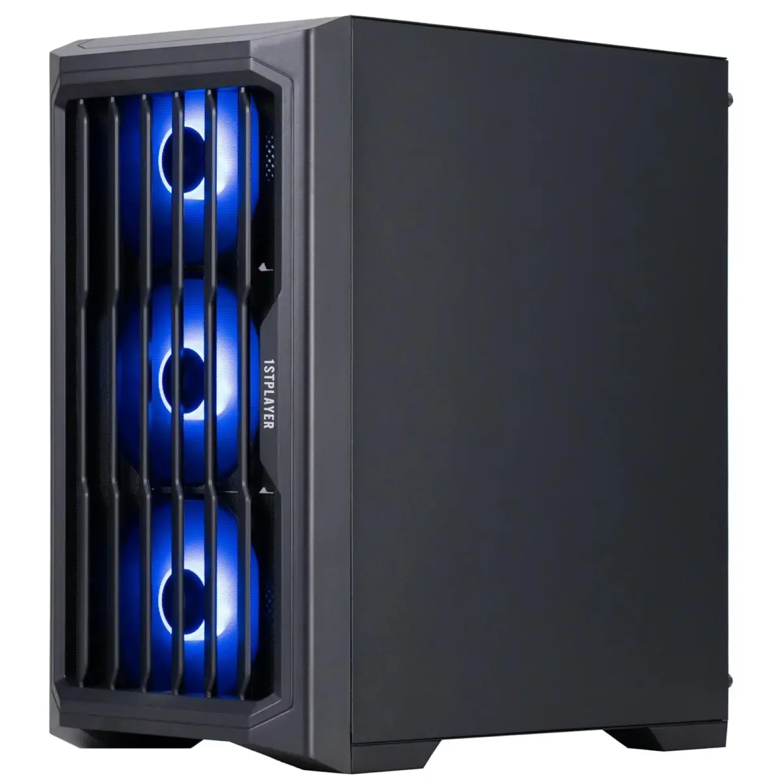 Корпус 1stPlayer H2-BK-4F7 Black без БЖ UA