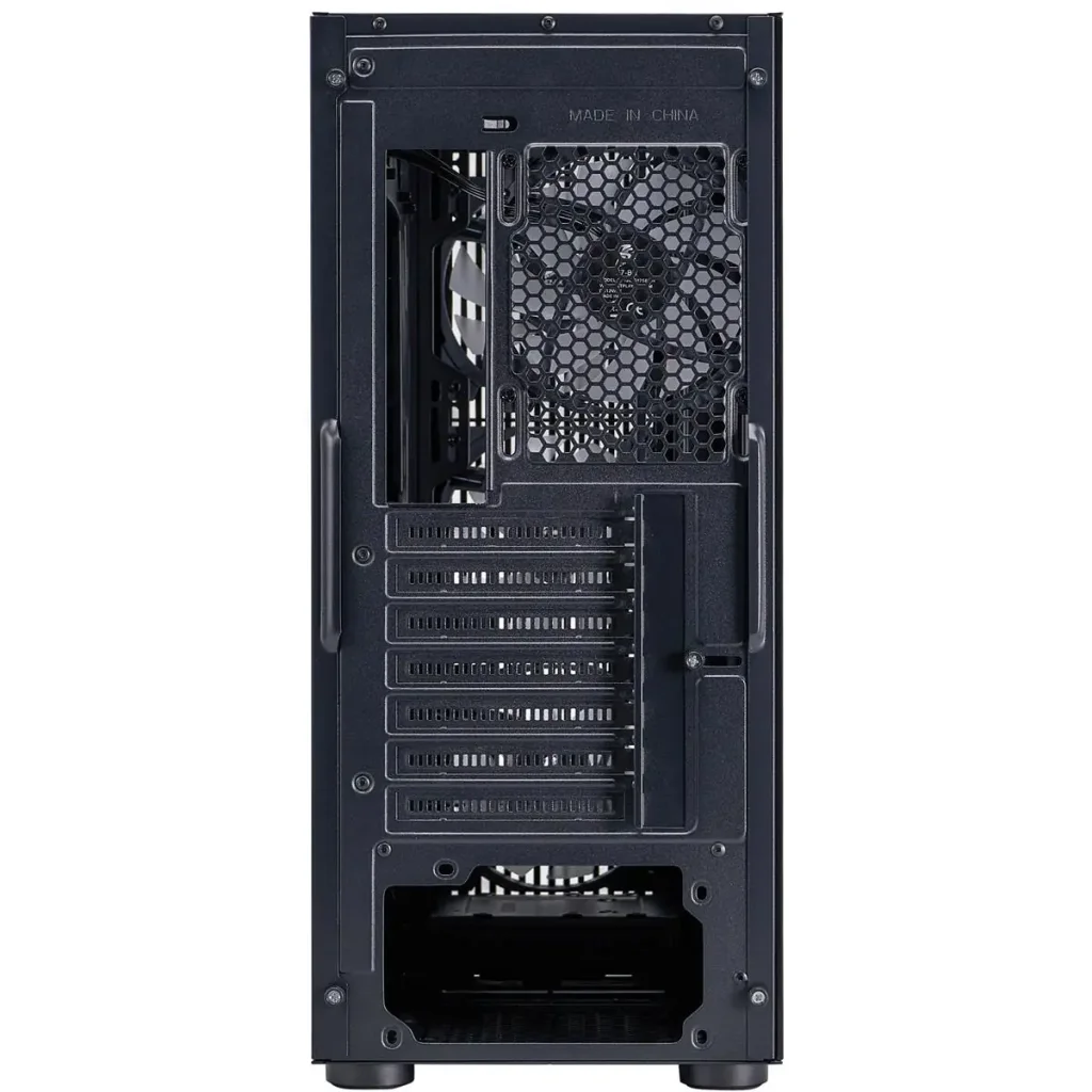 Корпус 1stPlayer H6-BK-4F7 Black без БЖ UA