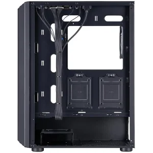 Корпус 1stPlayer H6-BK-4F7 Black без БЖ UA