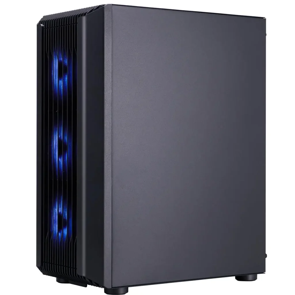 Корпус 1stPlayer H6-BK-4F7 Black без БЖ UA