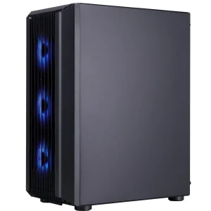 Корпус 1stPlayer H6-BK-4F7 Black без БЖ UA