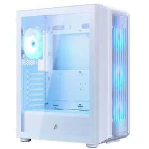 Корпус 1stPlayer H6-WH-4F7-W White без БЖ UA