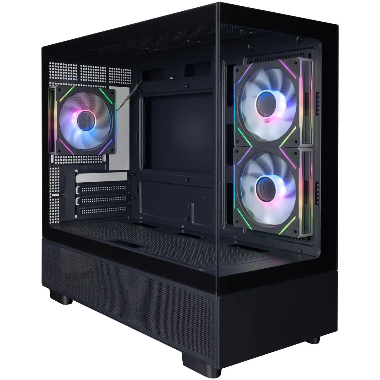 Корпус 1stPlayer Mi5-BK-2FC7R-1FC7 Black без БЖ UA