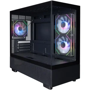 Корпус 1stPlayer Mi5-BK-2FC7R-1FC7 Black без БЖ UA