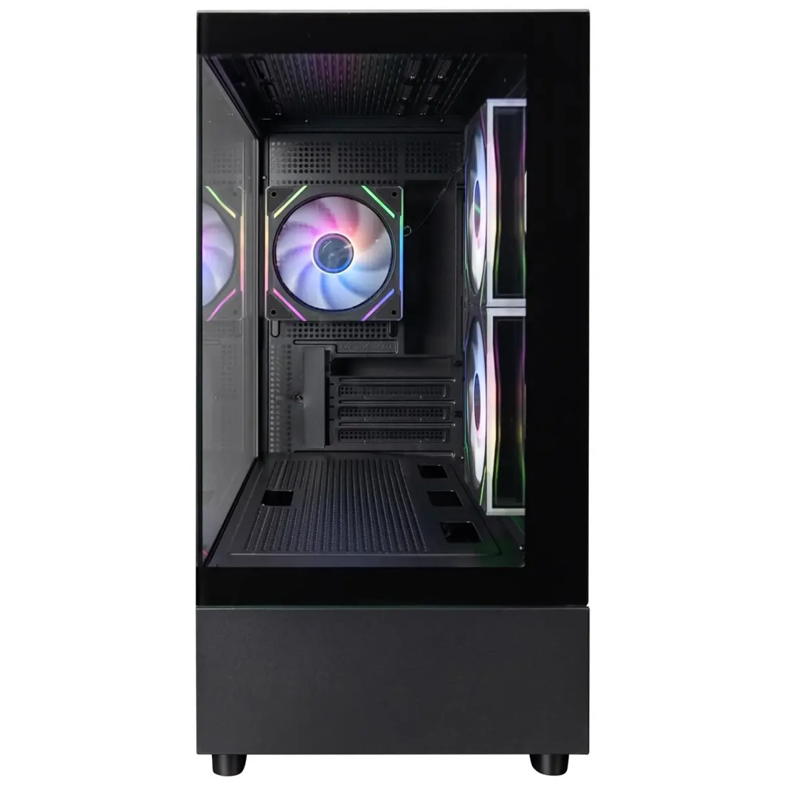 Корпус 1stPlayer Mi5-BK-2FC7R-1FC7 Black без БЖ UA