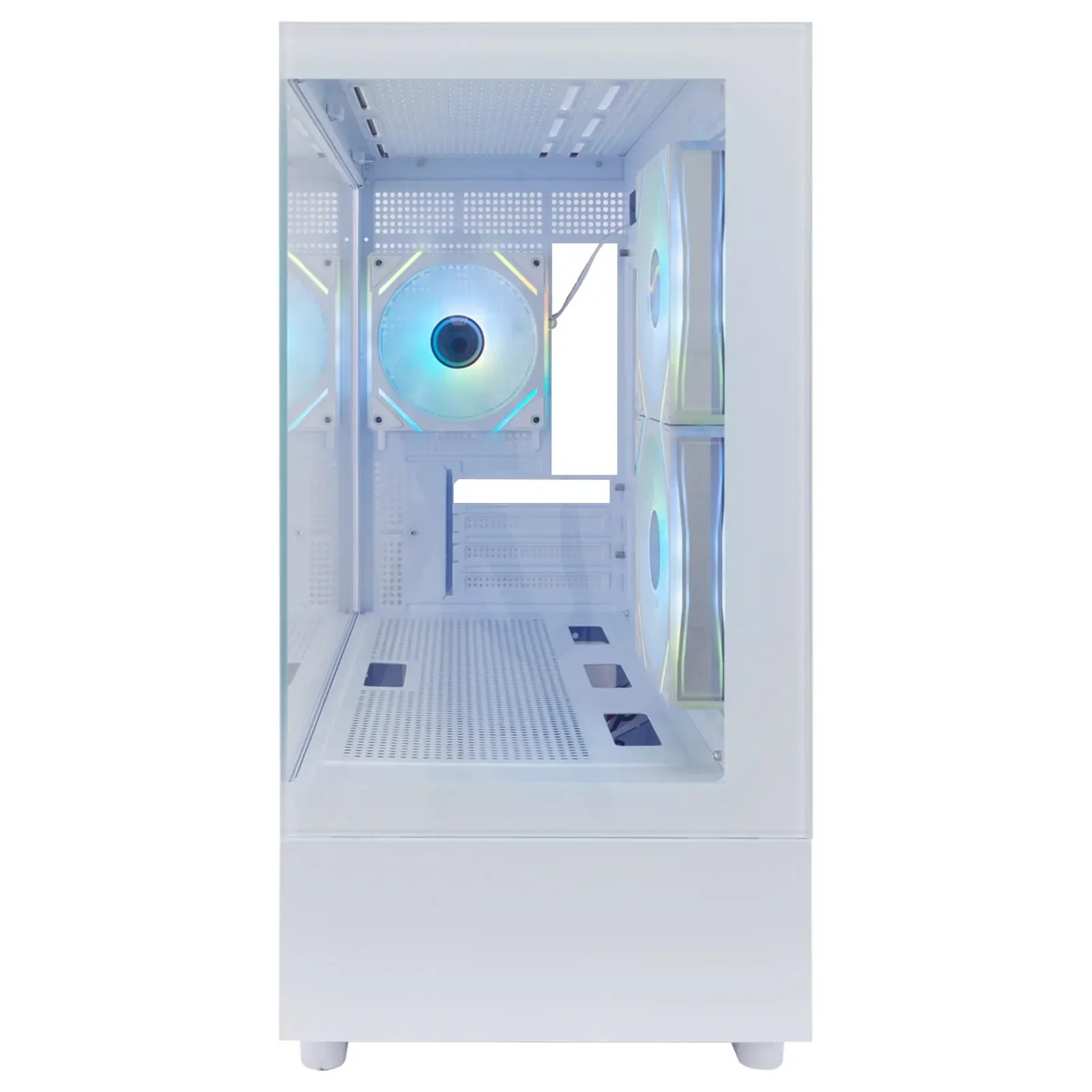 Корпус 1stPlayer Mi5-WH-2FC7R-W-1FC7-W White без БП UA
