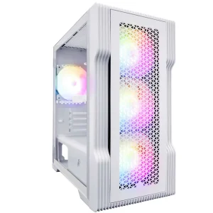 Корпус 1stPlayer T3-WH-4F1-W White без БП UA