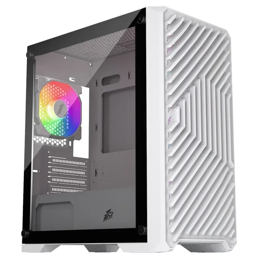 Корпус 1stPlayer T5-WH-4F1-W White без БП UA