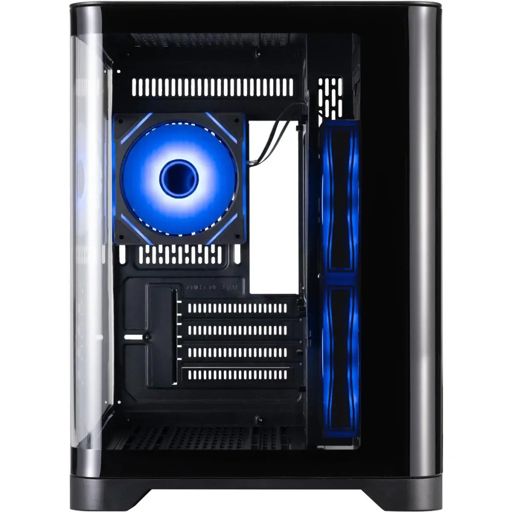 Корпус 1stPlayer UV5-BK-2FC7R-1FC7 Black без БП UA