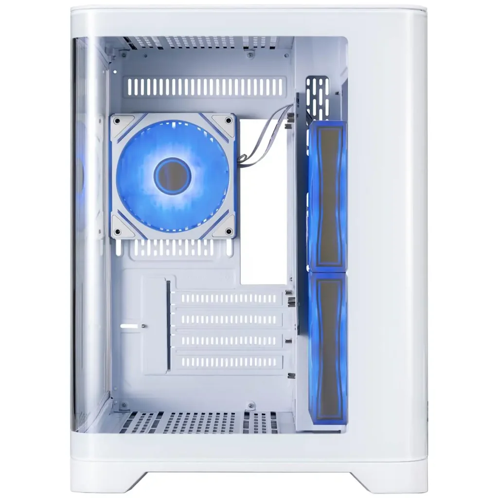Корпус 1stPlayer UV5-WH-2FC7R-W-1FC7-W White без БП UA