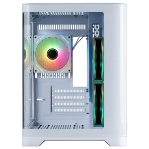Корпус 1stPlayer UV5-WH-2FC7R-W-1FC7-W White без БП UA