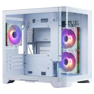 Корпус 1stPlayer UV5-WH-2FC7R-W-1FC7-W White без БП UA