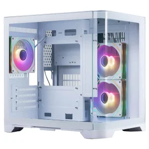 Корпус 1stPlayer UV5-WH-2FC7R-W-1FC7-W White без БП UA