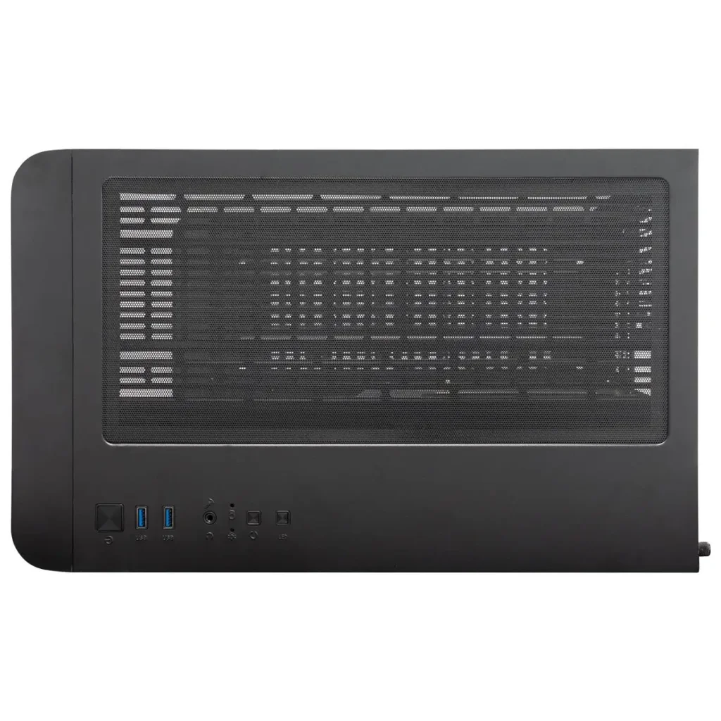 Корпус 1stPlayer UV6-BK-2FC7R-1FC7 Black без БП UA