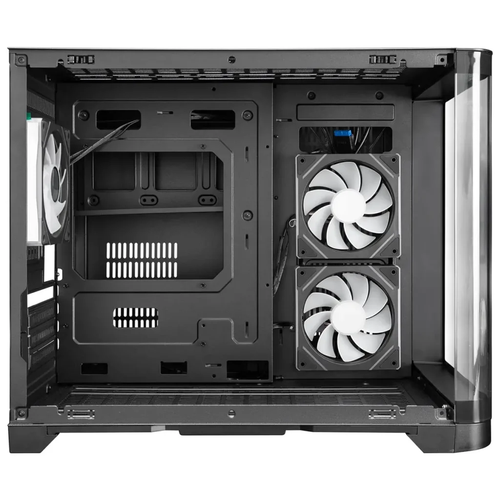 Корпус 1stPlayer UV6-BK-2FC7R-1FC7 Black без БП UA