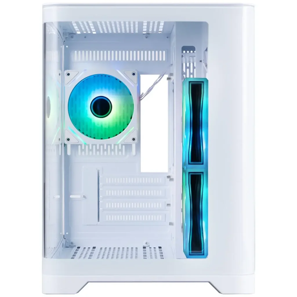 Корпус 1stPlayer UV6-WH-2FC7R-W-1FC7-W White без БЖ UA