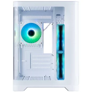 Корпус 1stPlayer UV6-WH-2FC7R-W-1FC7-W White без БЖ UA
