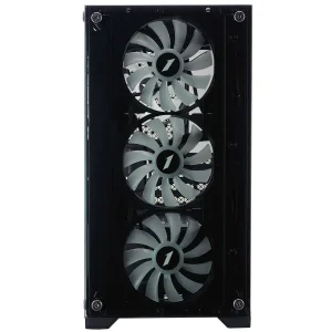 Корпус 1stPlayer X2-M-BK-4F7 Black без БП UA