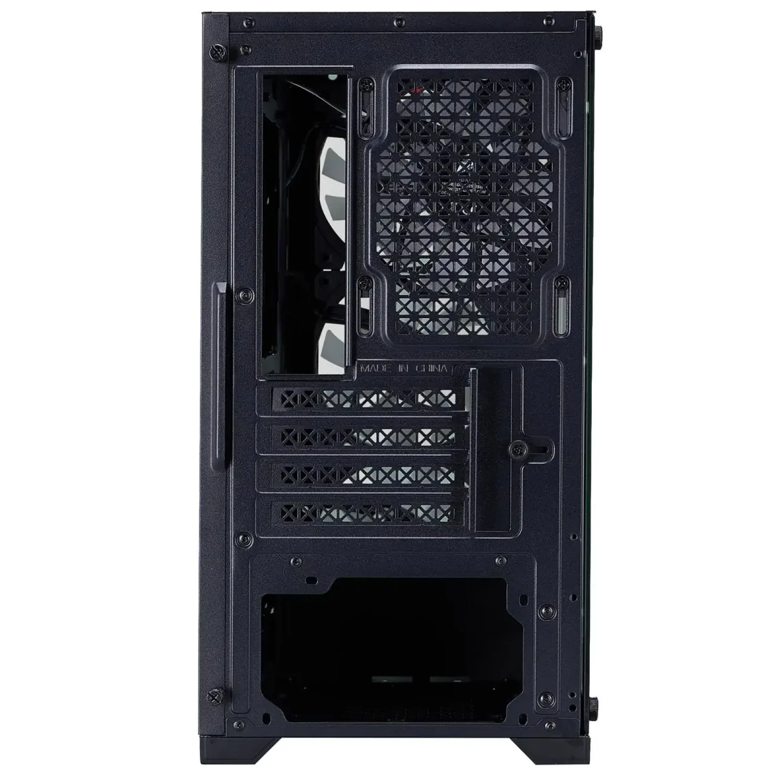 Корпус 1stPlayer X2-M-BK-4F7 Black без БП UA