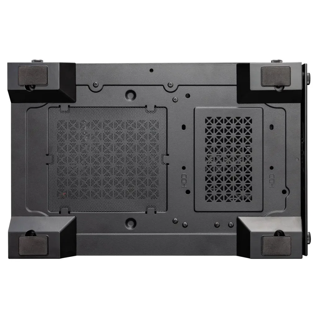 Корпус 1stPlayer X2-M-BK-4F7 Black без БП UA