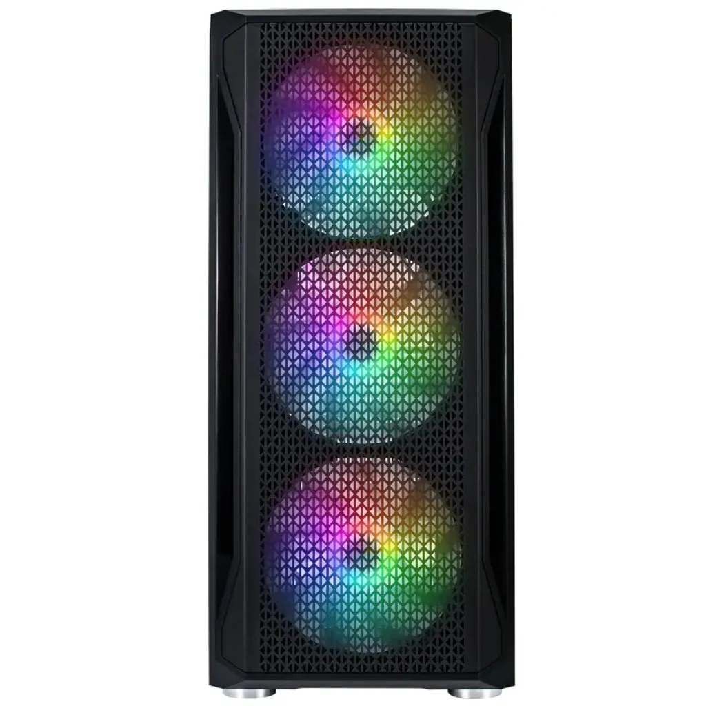 Корпус 1stPlayer X5-BK-4F1 Black без БЖ UA