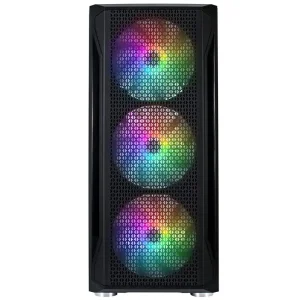 Корпус 1stPlayer X5-BK-4F1 Black без БЖ UA