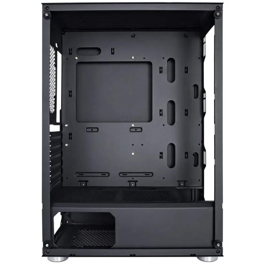 Корпус 1stPlayer X5-BK-4F1 Black без БЖ UA