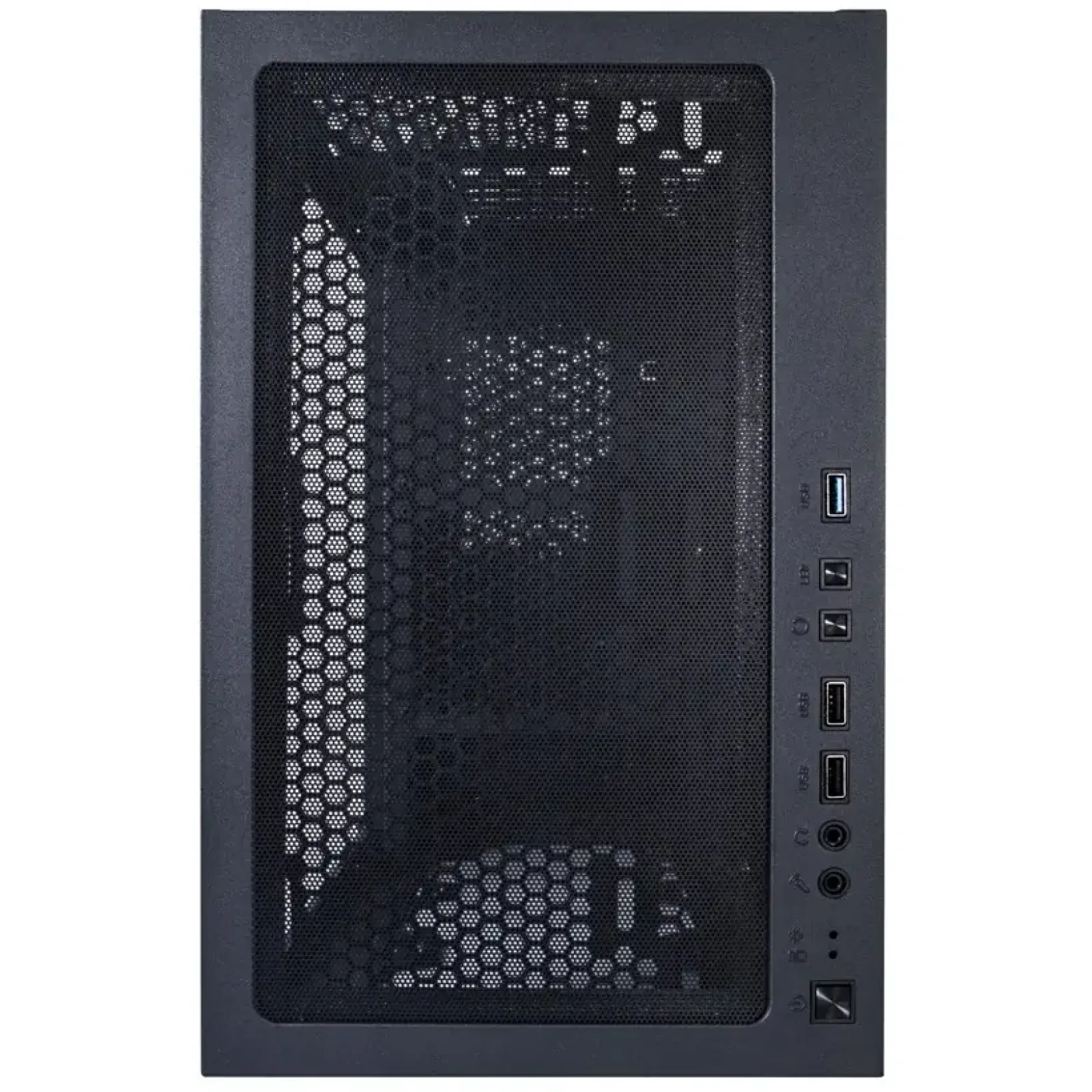 Корпус 1stPlayer X5-BK-4F1 Black без БП UA