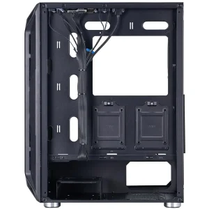 Корпус 1stPlayer X6-BK-4F1 Black без БЖ UA
