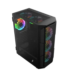 Корпус 1stPlayer XF-BK-4F7 Black без БЖ UA