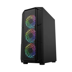 Корпус 1stPlayer XF-BK-4F7 Black без БЖ UA