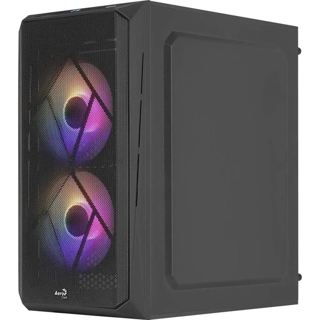 Корпус AeroCool CS-107-A-BK-v2 (ACCX-PC14002.11) Black 600W UA