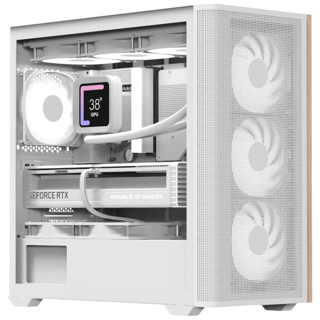 Корпус AeroCool D301A-G-WT-v2 (ACCS-DS03043.21) White без БЖ UA